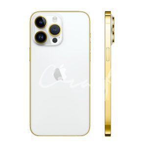 Craft Merliin Customized Iphone 15 Pro Max Edge of Gold White Titanium - Thumbnail Image 2